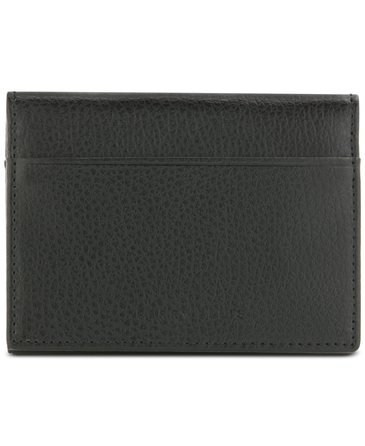 Perry Ellis Portfolio Men's Magnetic Leather Phone Card Wallet