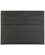 Perry Ellis Portfolio Men's Carbon Fiber Leather Card Case Wallet