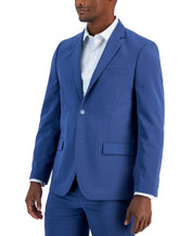 Vince Camuto Men's Slim-Fit Super-Stretch Suit Jacket Blazer 40L Light Blue