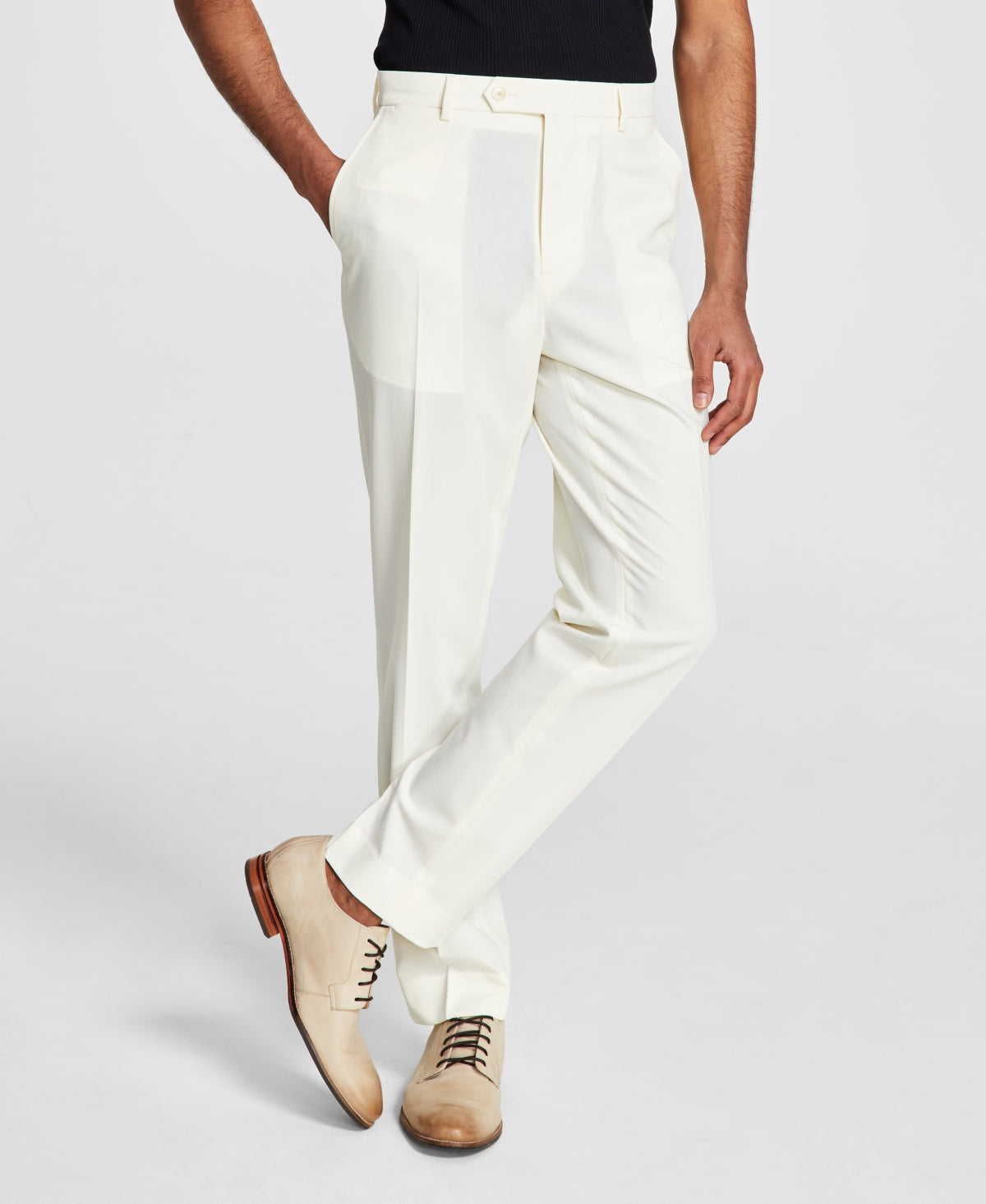 Vince Camuto Mens Slim fit Dress Pants 33 / 30 white Solid