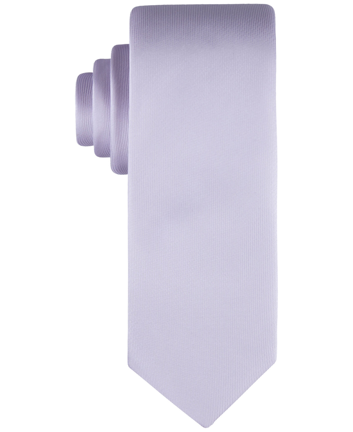 Calvin Klein Men's Unison Solid Tie Purple Lilac Necktie