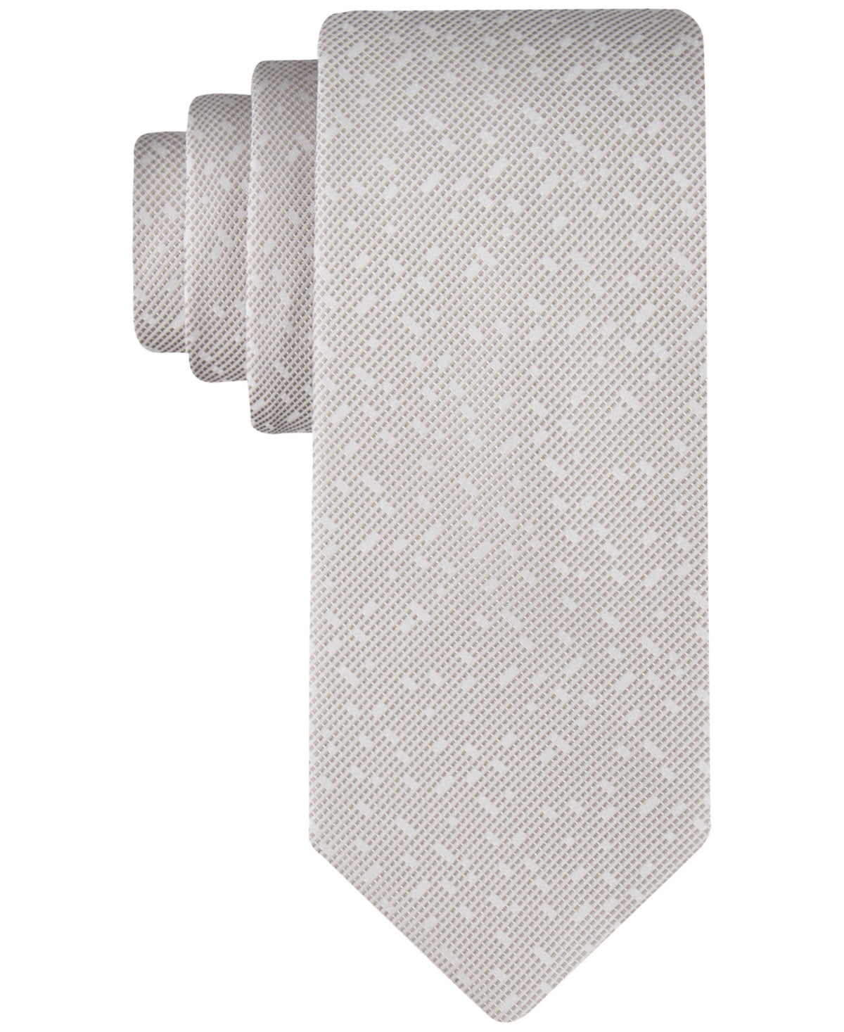 Calvin Klein Men's Texture Digital Dots Tie Purple Necktie