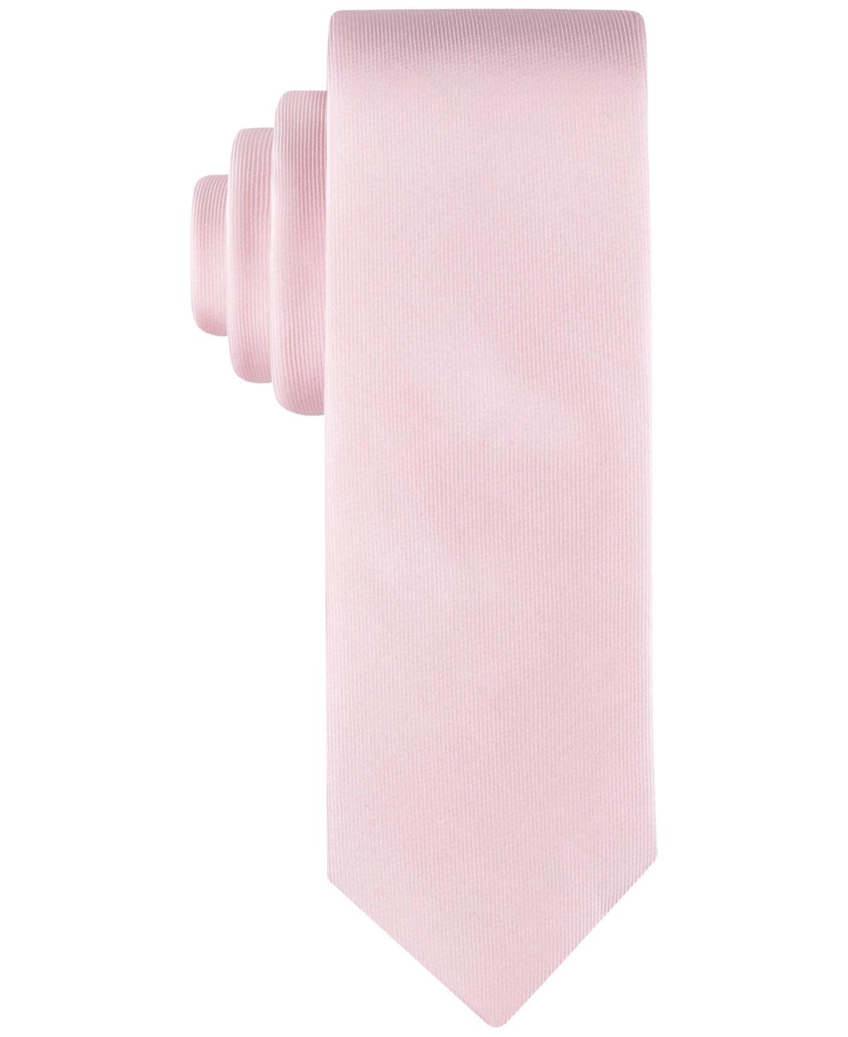 Calvin Klein Men's Unison Solid Tie Pink Necktie