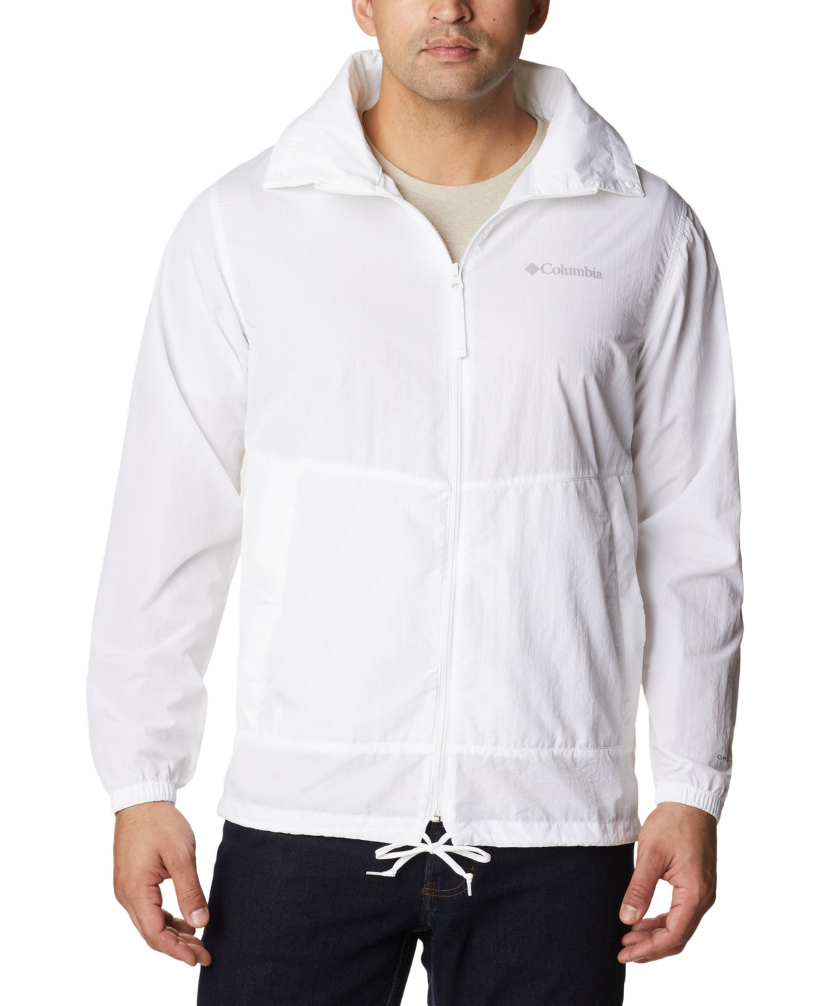 Columbia Men's Garside Packable Jacket White XL