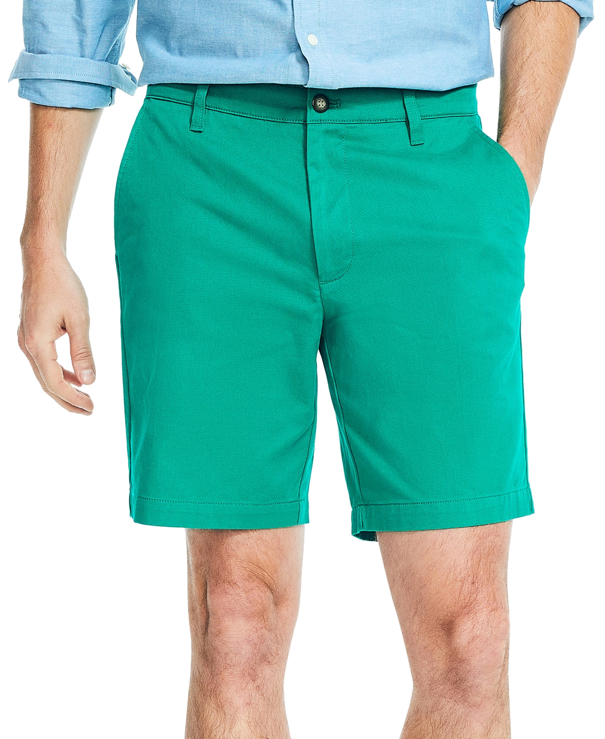 Nautica Men's Classic 8.5" Deck Chino Shorts Green 30