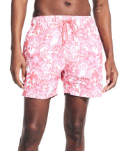 Nautica Mens Regular fit Swim Trunks Swimwear Large Pink Floral Quick Dry
