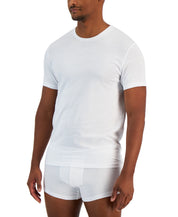 Alfani Mens 4 Pack Classic fit T-Shirt Shirt XL White Solid