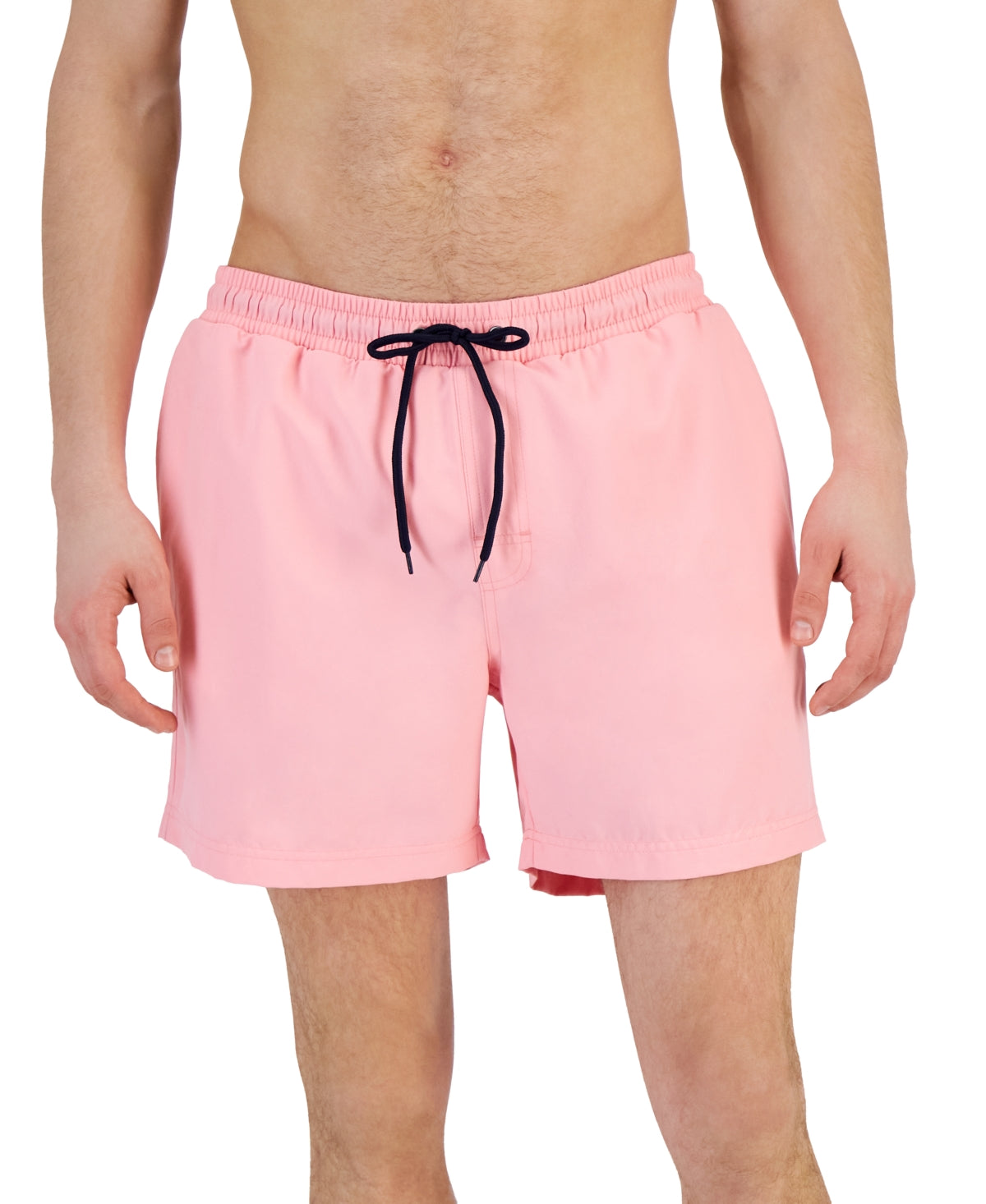 Club Room Mens Swimwear Pink Sky Quick Dry Performance Swim Trunks Medium