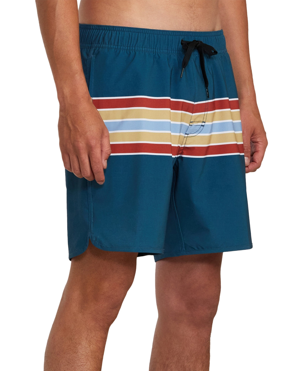 RVCA Mens Eastern Elastic Stretch Board Shorts Duck Blue XL