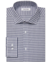 Calvin Klein Men's Steel  Slim Fit Wrinkle Free Stretch Dress Shirt 14 5 32 33