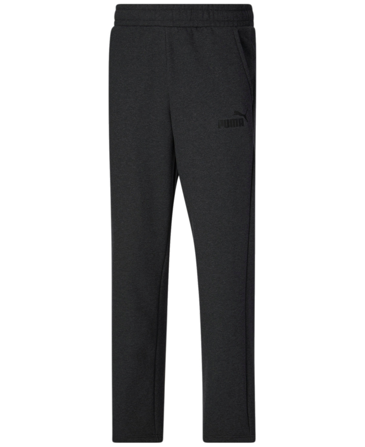Puma Men's Logoprint Fleece Sweatpants  Dark Gray Heather  Large