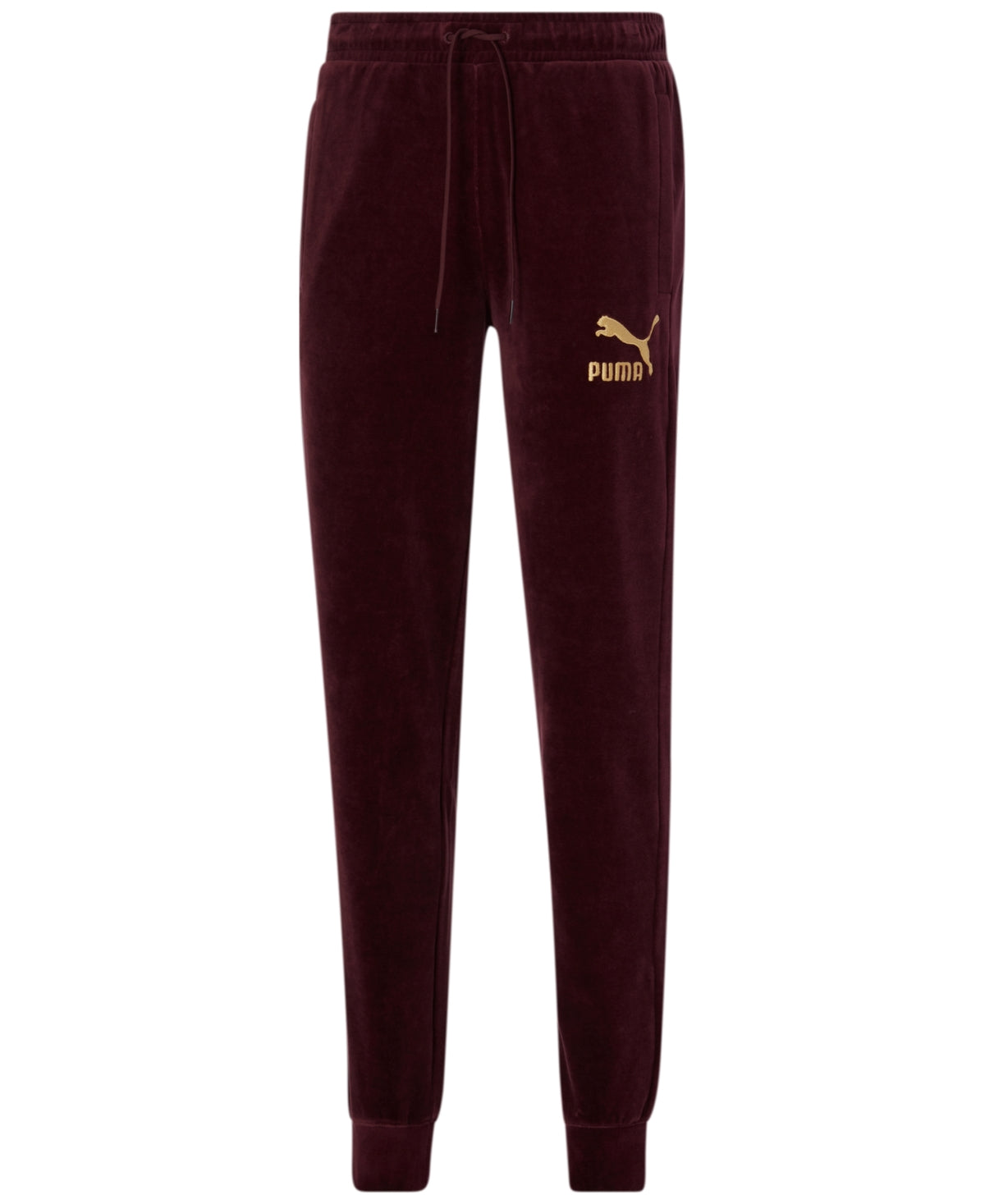 Puma Men's Forever Better T7 Velour Jogger Pants Purple Small