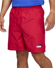 Puma Mens Regular fit Athletic Shorts Small Red Solid Moisture Wicking