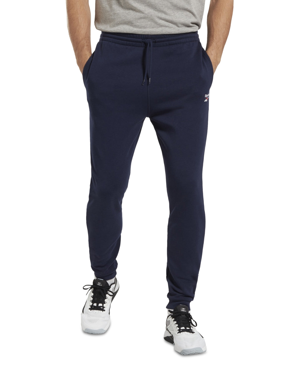 Reebok Mens Regular fit Sweatpants Pants Small Blue Solid