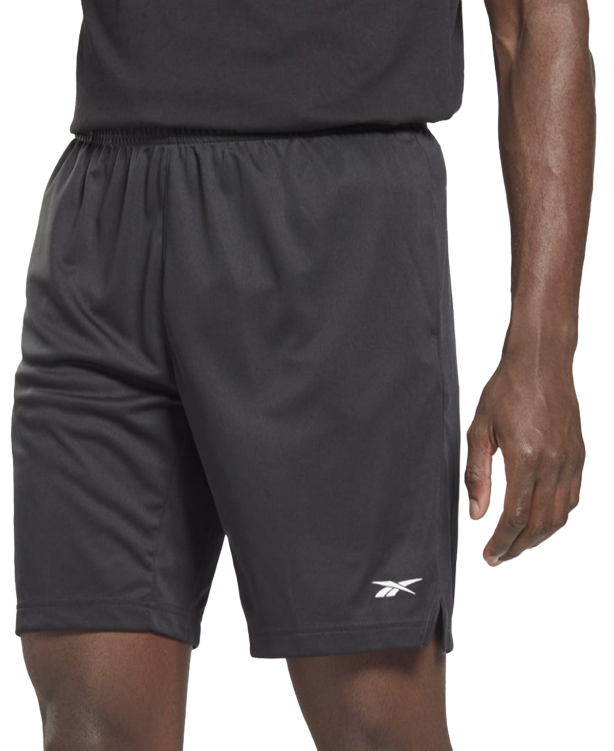 Reebok Men Loose fit Athletic Shorts XXL Grey Solid