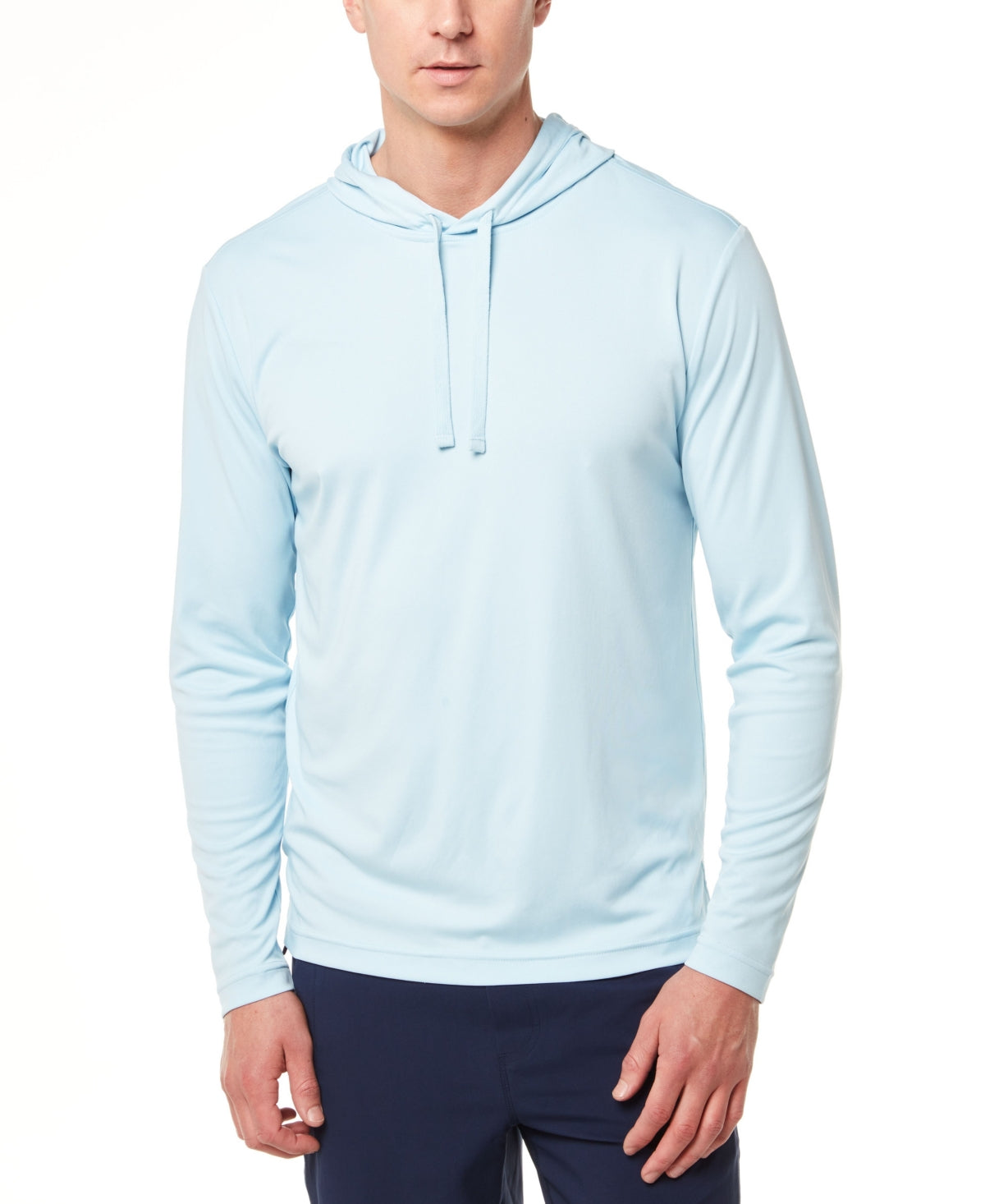 Vintage Weatherproof Mens Performance Hooded T Shirt 3XL XXXL Light Blue