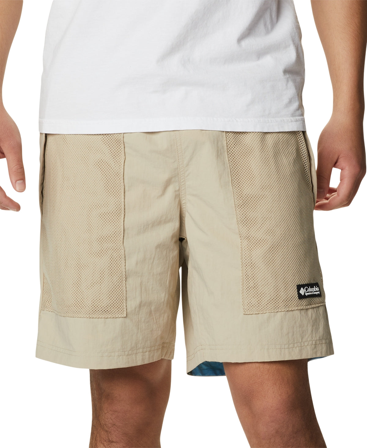Columbia Adult Mens Deschutes Valley Reversible Shorts Brown 2XL