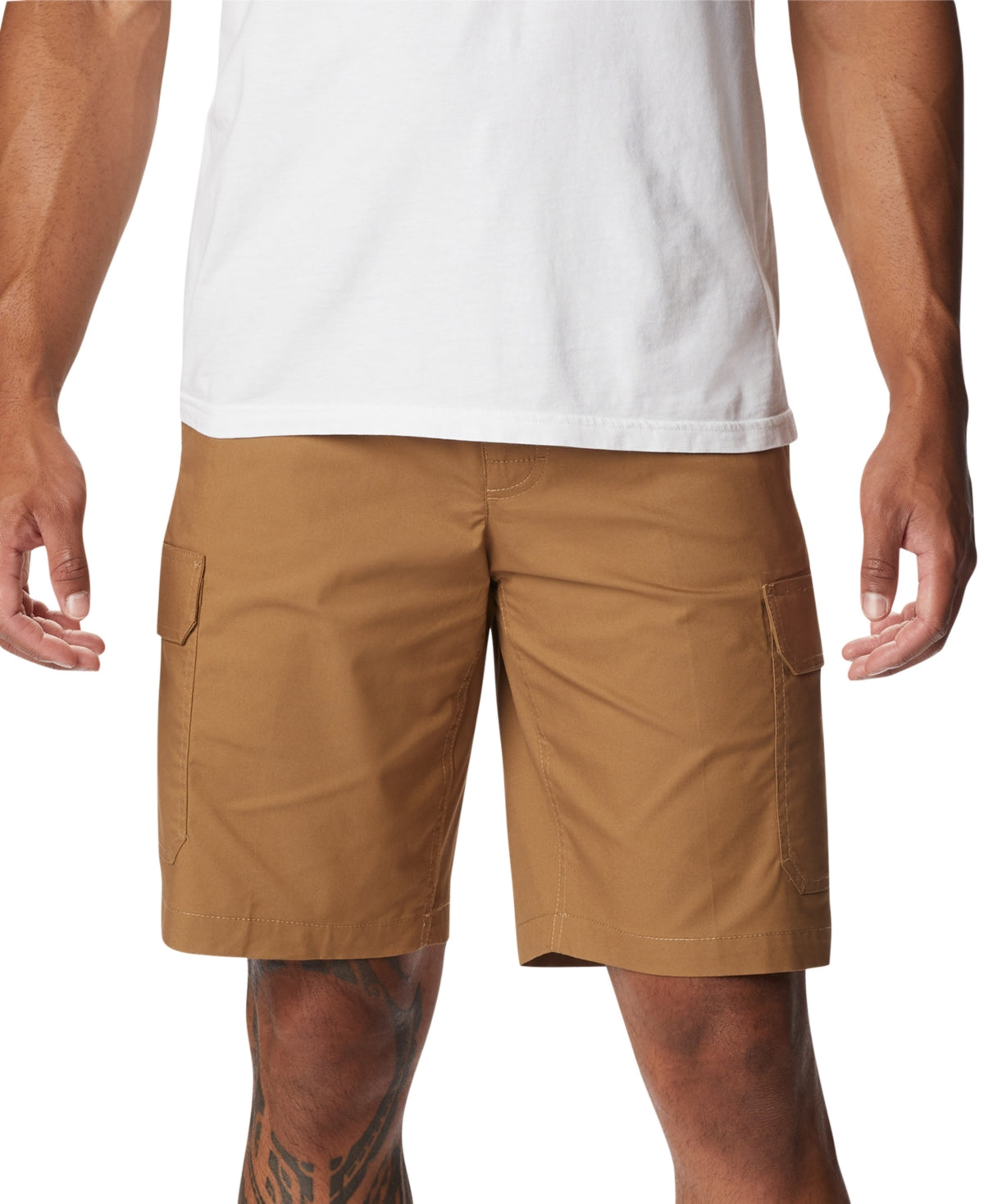Columbia Men Regular fit Athletic Shorts 32 / 10 Brown Solid