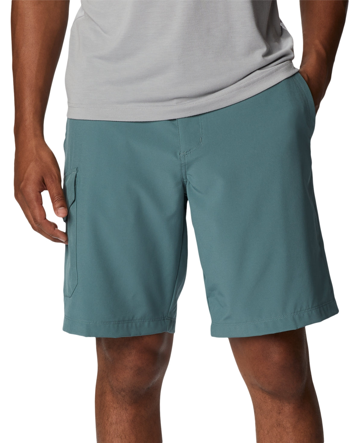 Columbia Mens Eaglecrest Shorts Metal Green 38