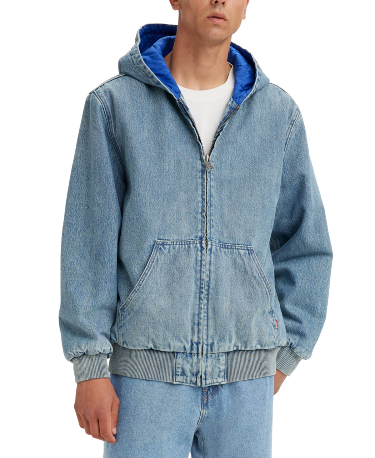 Levis Mens Potero Relaxed-Fit Jacket Indigo Blue 2XL