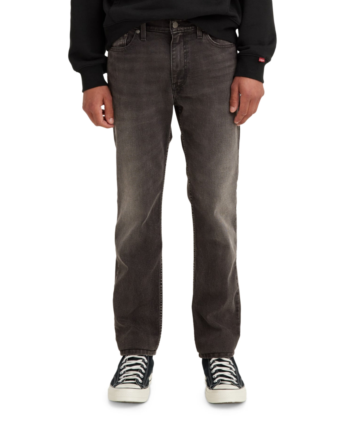 Levis 511 Mens Warm Slim Fit Stretch Jeans Grey Black 40 x 30