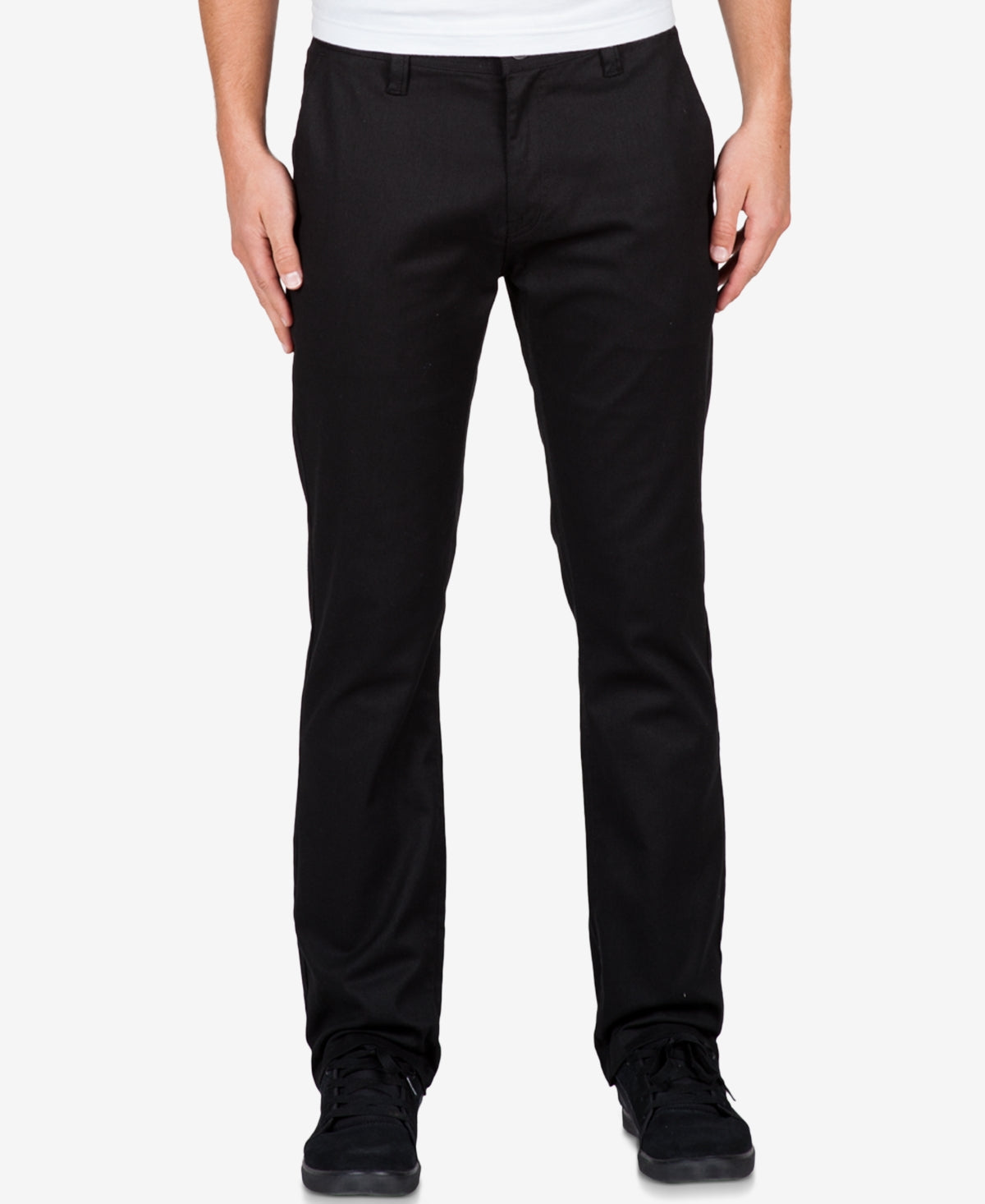 Volcom Mens The Frickin Modern Stretch Chino Pants Black 28 x 30