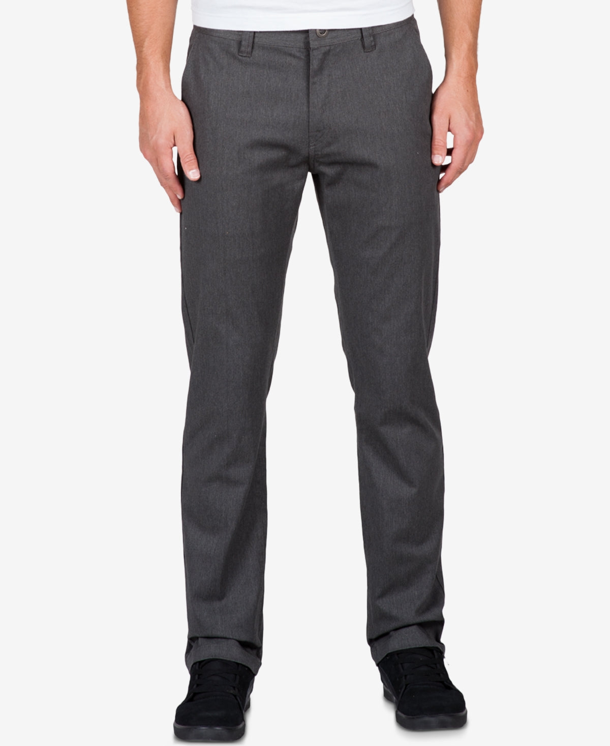 Volcom Mens Modern Frickin Stretch Pants Chino Grey 28 x 30
