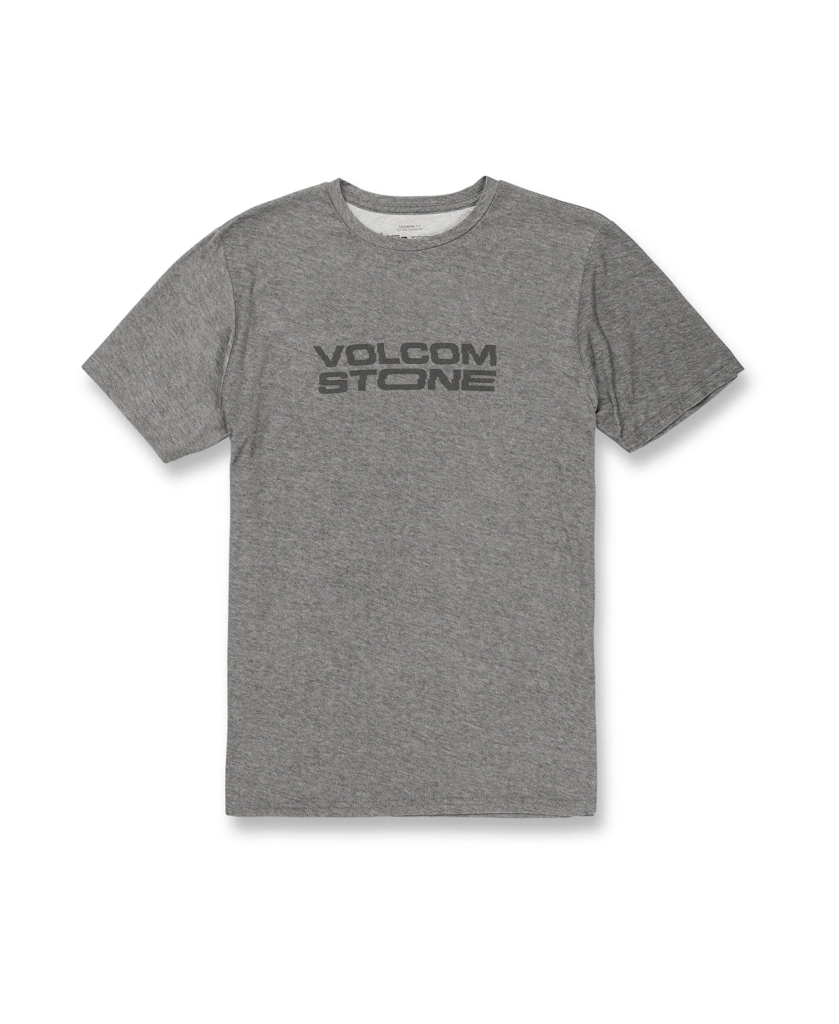 Volcom Men's Euroslash Tech Short Sleeves T shirt Charcoal Heather Small
