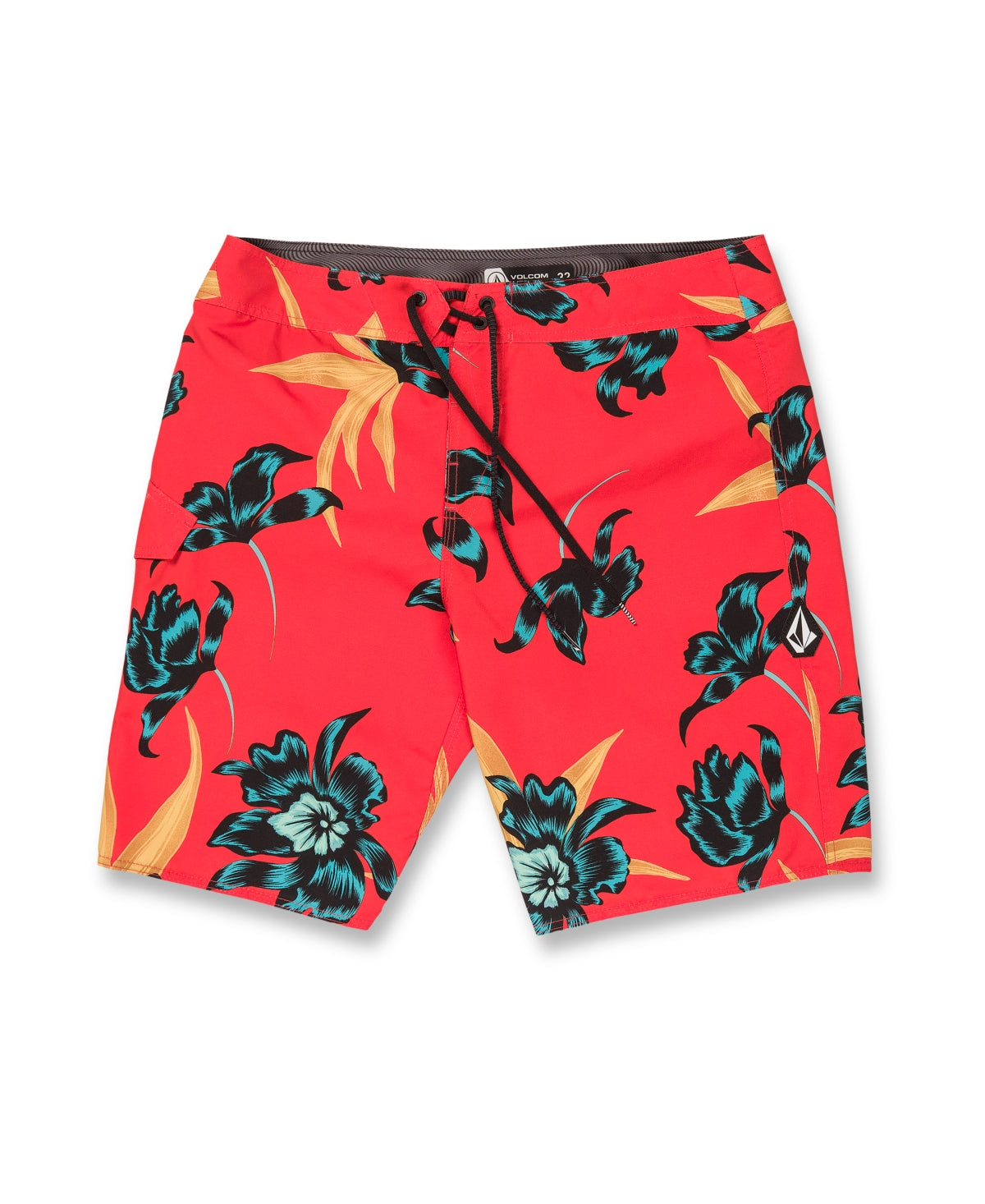 VOLCOM Polydactal 19" Mod-Tech Board shorts 33" Waist Orange