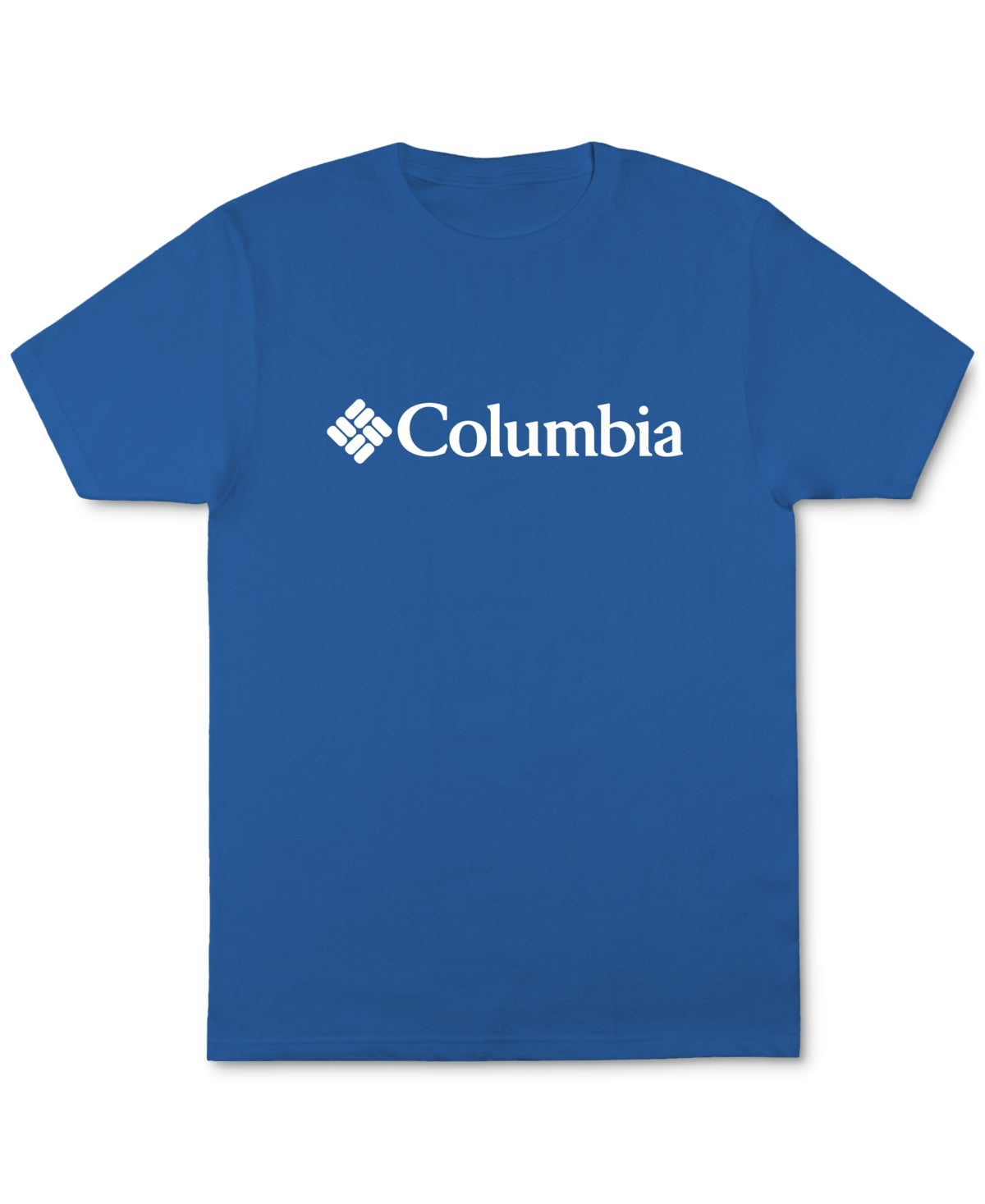 Columbia Mens Regular fit Short Sleeve Graphic T-Shirt Shirt Large Blue Solid