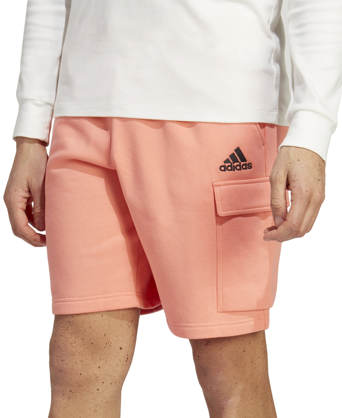 Adidas Men's  Essentials Cargo Shorts Orange Small