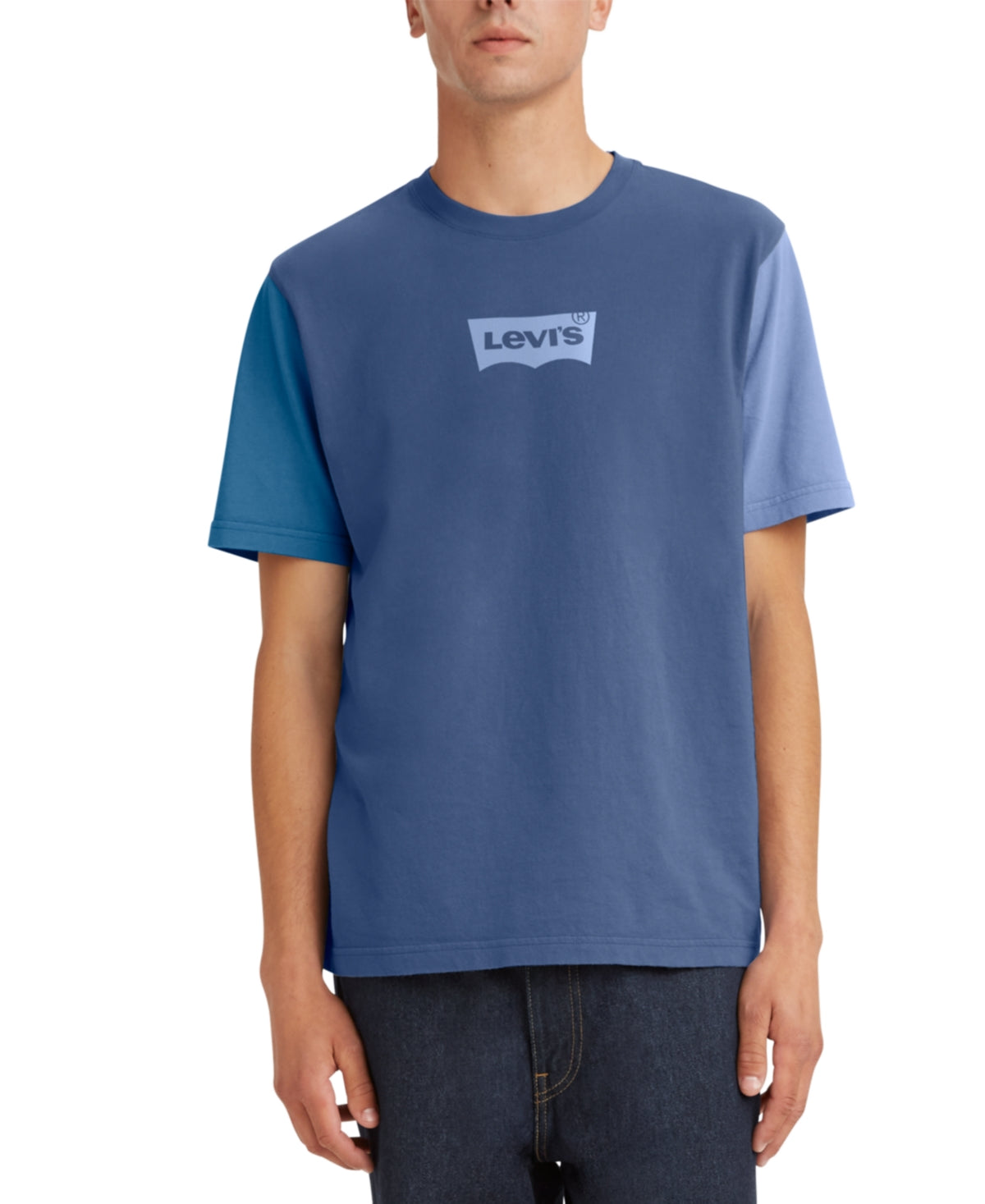 Levis Mens Relaxed-Fit Short-Sleeve T Shirt True Navy Small