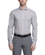 Calvin Klein Men's Slim Fit Steel Stretch Dress Shirt Grey 17 34 35