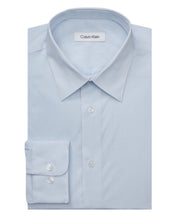 Calvin Klein Mens Regular fit Dress Shirt XXL 18 in 34-35 Blue Geometric