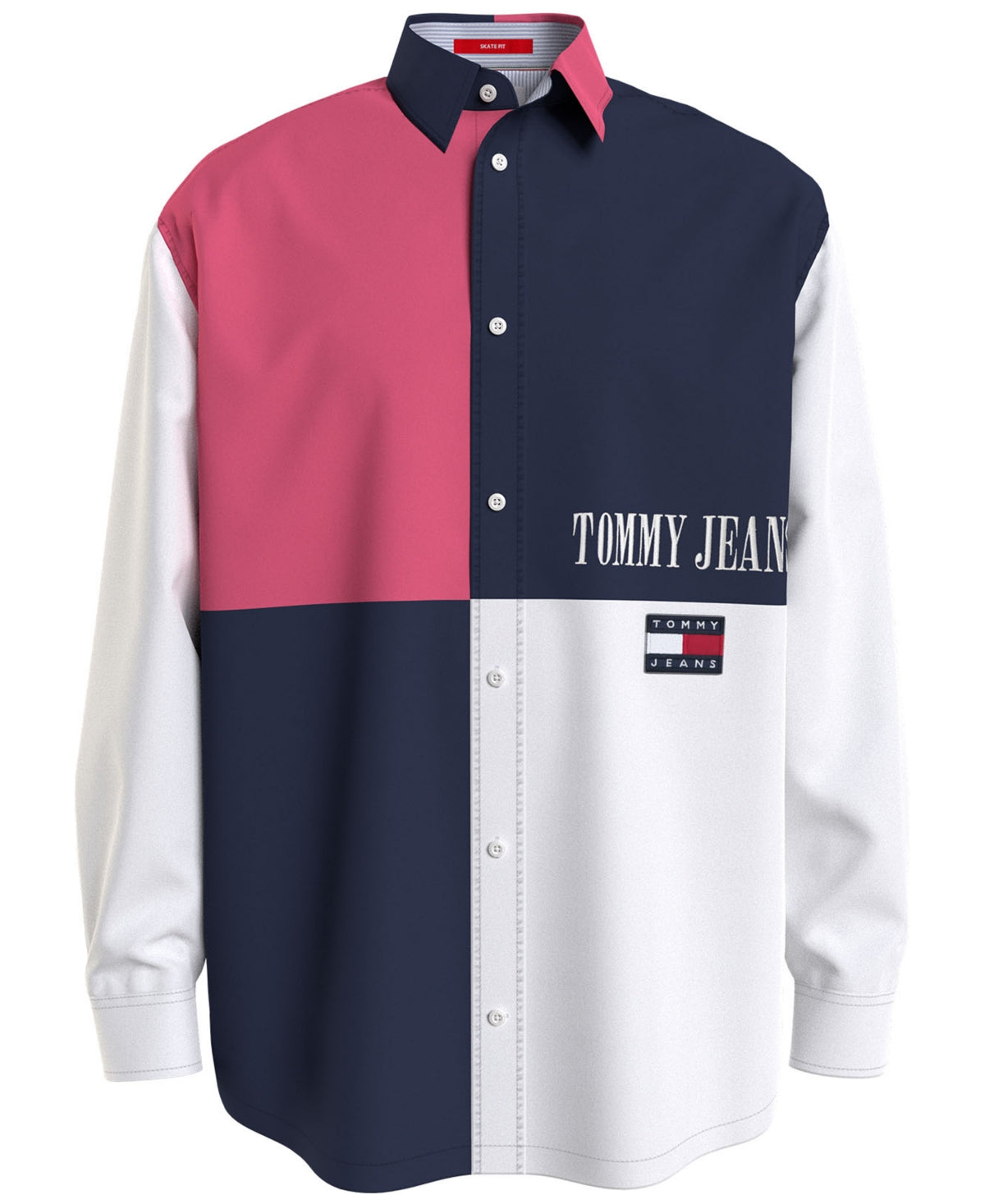Tommy Hilfiger Tommy Jeans Men's Colorblocked Shirt Navy Medium