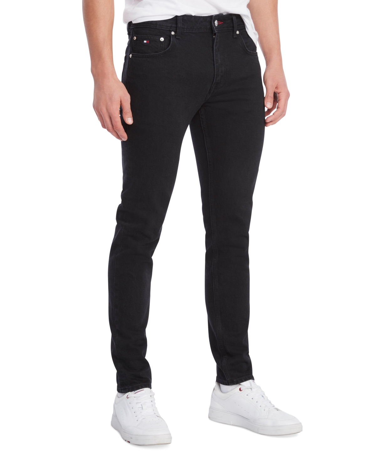 Shawn Mendes X Tommy Hilfiger Men's Denton Straight Fit Black Jeans 32 x 32
