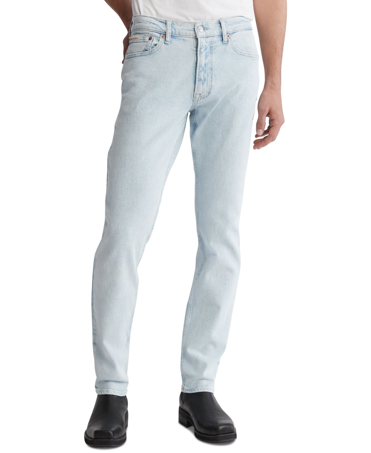 Calvin Klein Mens Slim Fit Stretch Jeans Charlie Indigo 34 x 30