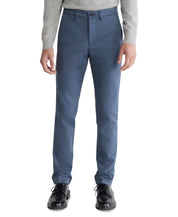 Calvin Klein Mens Wrinkle Resistant Stretch Chino Pants Blue 32 x 30