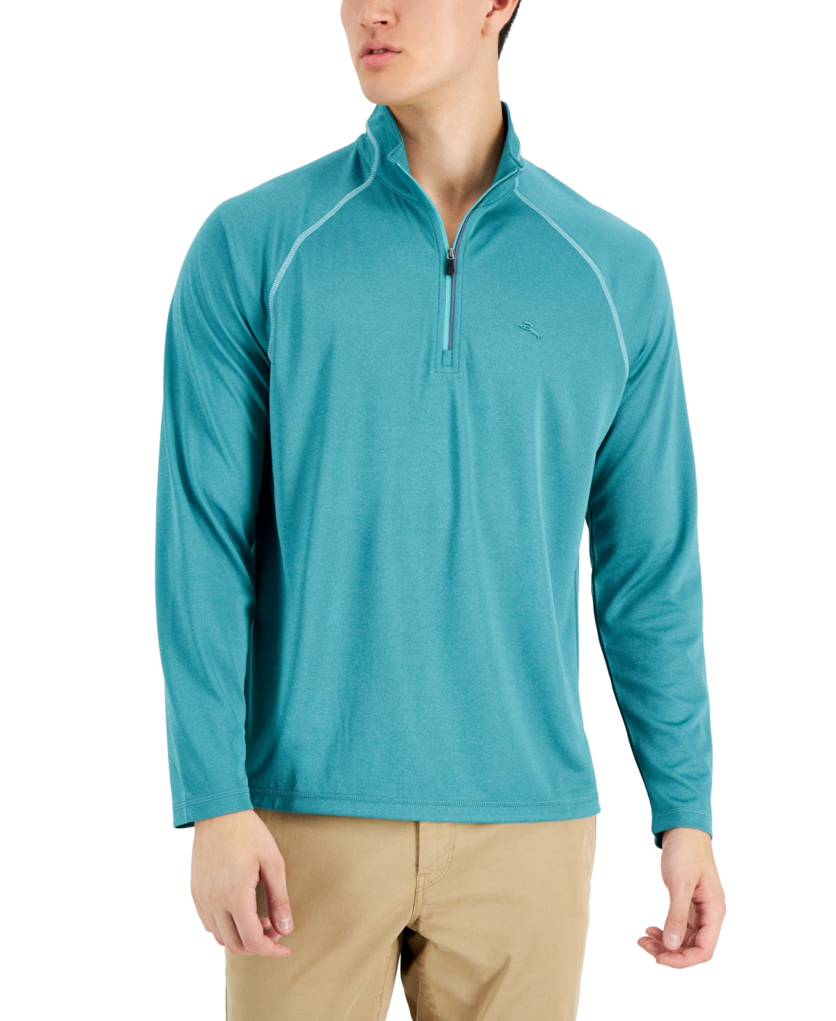 Tommy Bahama Men's Paradise Quarter Zip Performance Sweatshirt Jacket XXL Green
