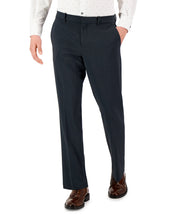 Perry Ellis Portfolio Mens Modern fit Dress Pants 34 / 30 Charcoal Gray Check