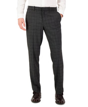 Perry Ellis Portfolio Men's Modern Fit Solid  Suit Dress Pants Grey 30 x 30