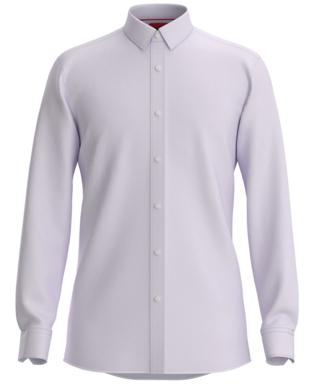 Hugo Mens Extra-Slim fit Dress Shirt Large 16-16.5 Long Sleeve Purple Solid