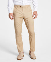Alfani Mens Slim-Fit Stretch Solid Suit Pants Caramel 29 x 30