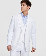Tommy Hilfiger Mens Modern fit Suit Jacket Blazer 38 R White Solid Stretch