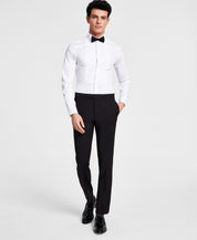Calvin Klein Mens Skinny fit Dress Pants 36 / 34 Black Solid