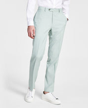 Bar III Men's Slim-Fit Sharkskin Suit Dress Pants Green 32 x 30