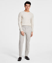 Calvin Klein Men's Slim Fit Grey Plaid Dress Pants 32 x 30