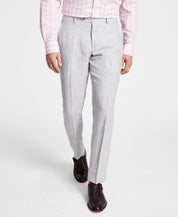 Tommy Hilfiger Mens Modern fit Dress Pants 36 / 34 Light Grey Solid Stretch