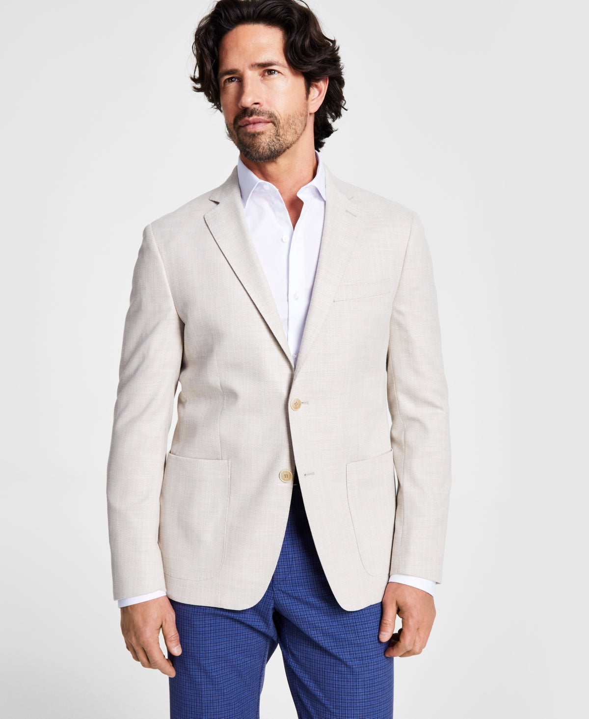 Calvin Klein Slim Fit Tan Sport Coat 43L
