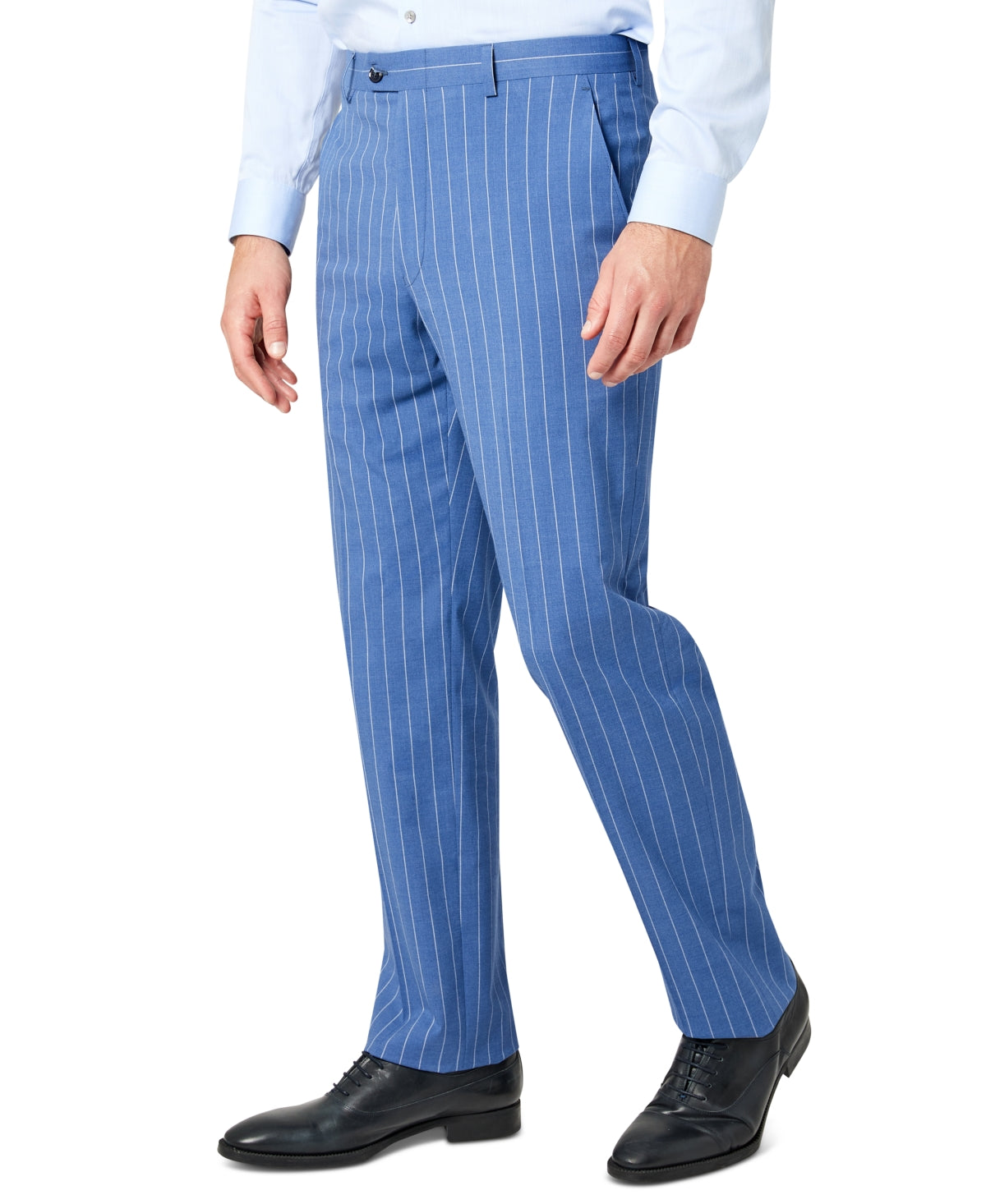 Sean John Mens Classic Fit Blue Stripe Suit Pants 40 x 30